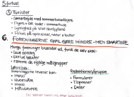 Planche om turister i Hals